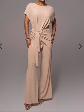 JLUXLABEL Chase the Sun Two Piece Set- Tan